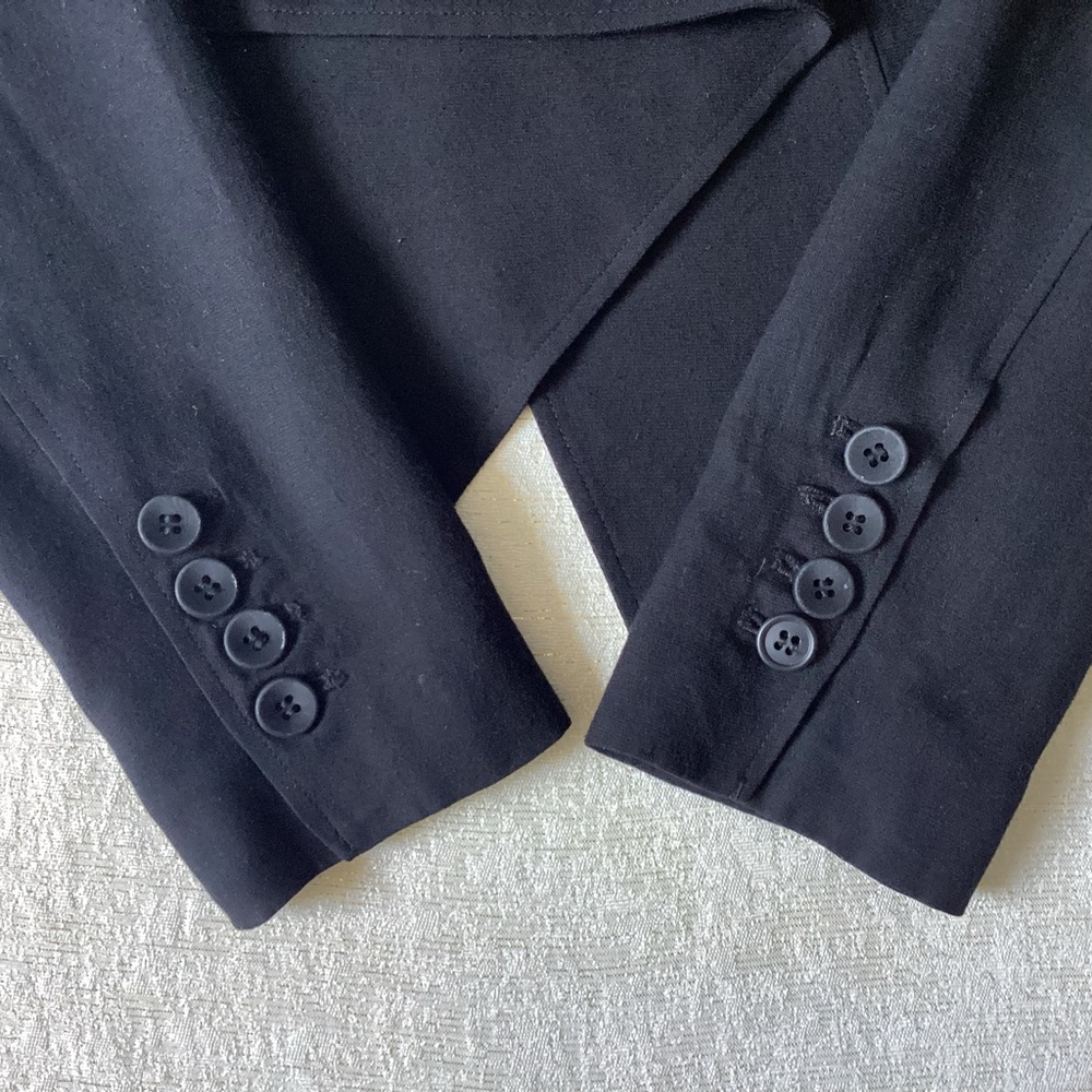 Helmet Lang Cropped Single Button Blazer Womans S… - image 4